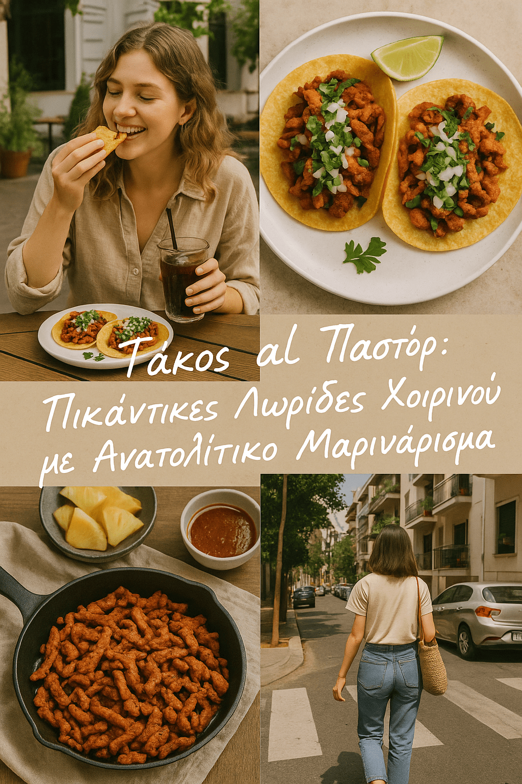 Τάκος αλ Παστόρ: Πικάντικες Λωρίδες Χοιρινού με Ανατολίτικο Μαρινάρισμα