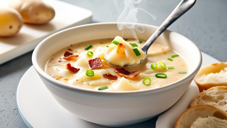 Σούπα Πατάτας με Μπέικον & Τυρί
