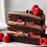 τούρτα μους σοκολάτας με σμέουρα