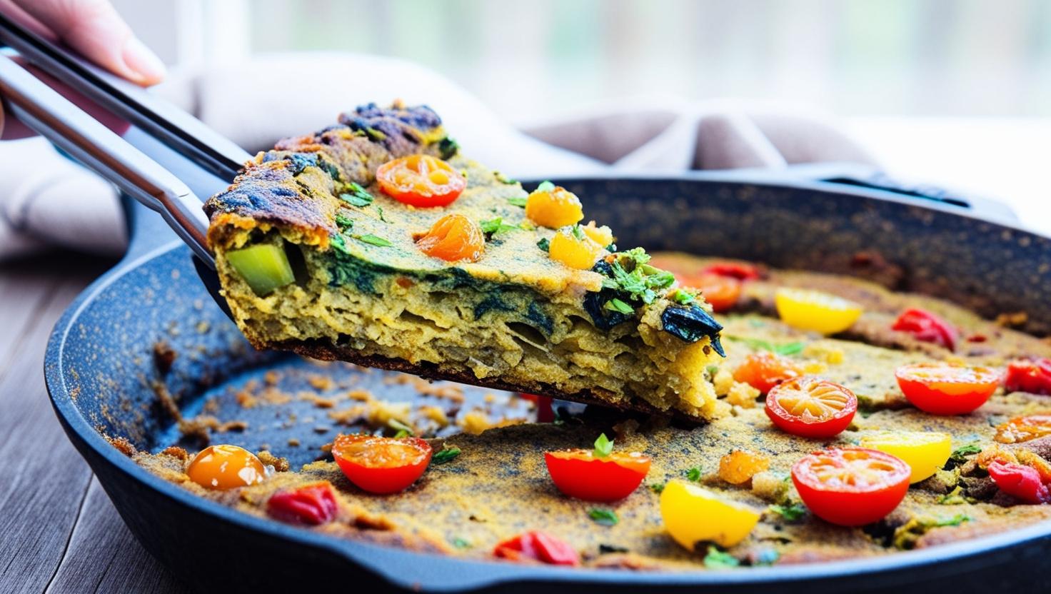 Vegan Ομελέτα με Λαχανικά