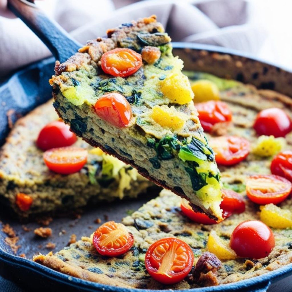 Vegan Ομελέτα με Λαχανικά