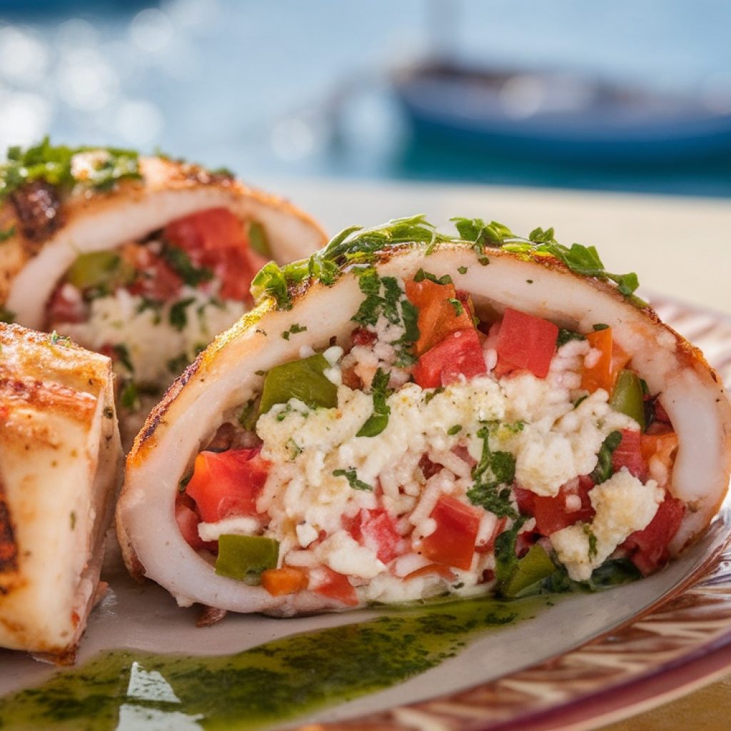 Καλαμαράκια Γεμιστά: Παραδοσιακή Ελληνική Συνταγή