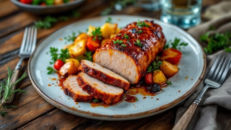 Γλυκό και Πικάντικο Ψητό Χοιρινό Φιλέτο: Ιδανική Συνταγή για Εντυπωσιακά Δείπνα