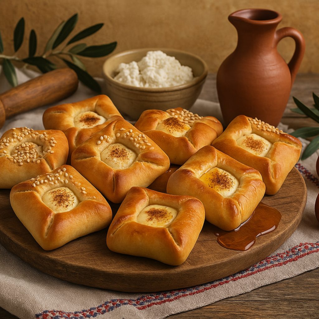 Παραδοσιακά Ανεβατά Κρητικά Καλιτσούνια