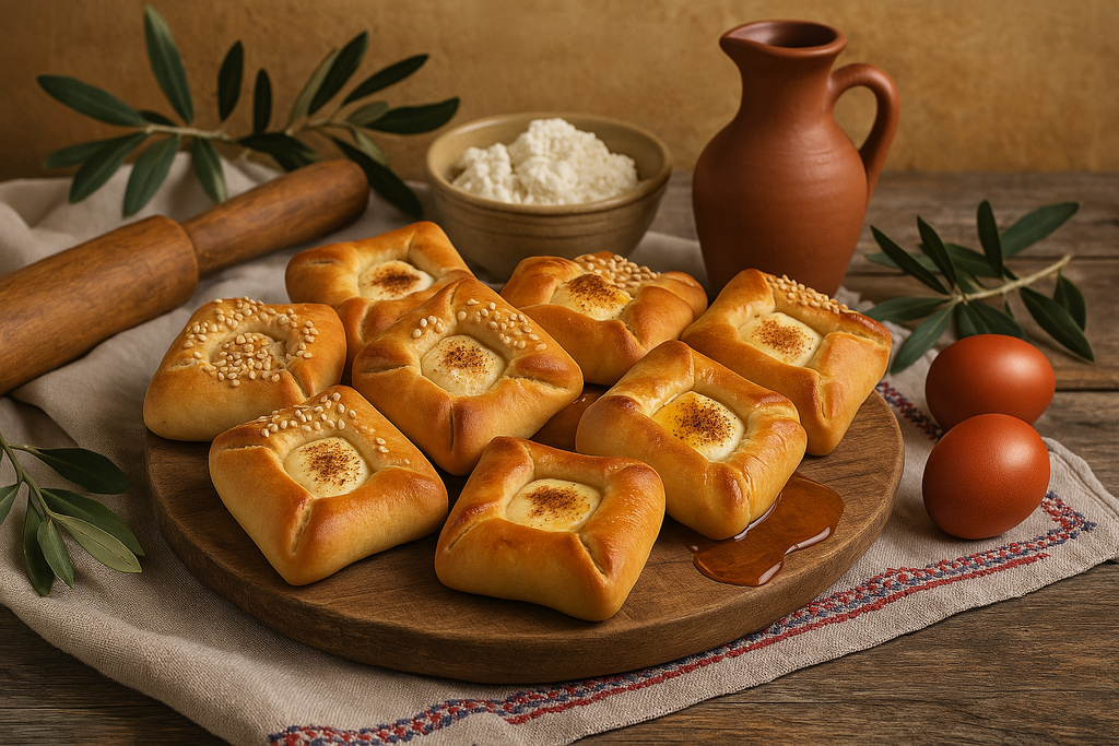 Παραδοσιακά Ανεβατά Κρητικά Καλιτσούνια