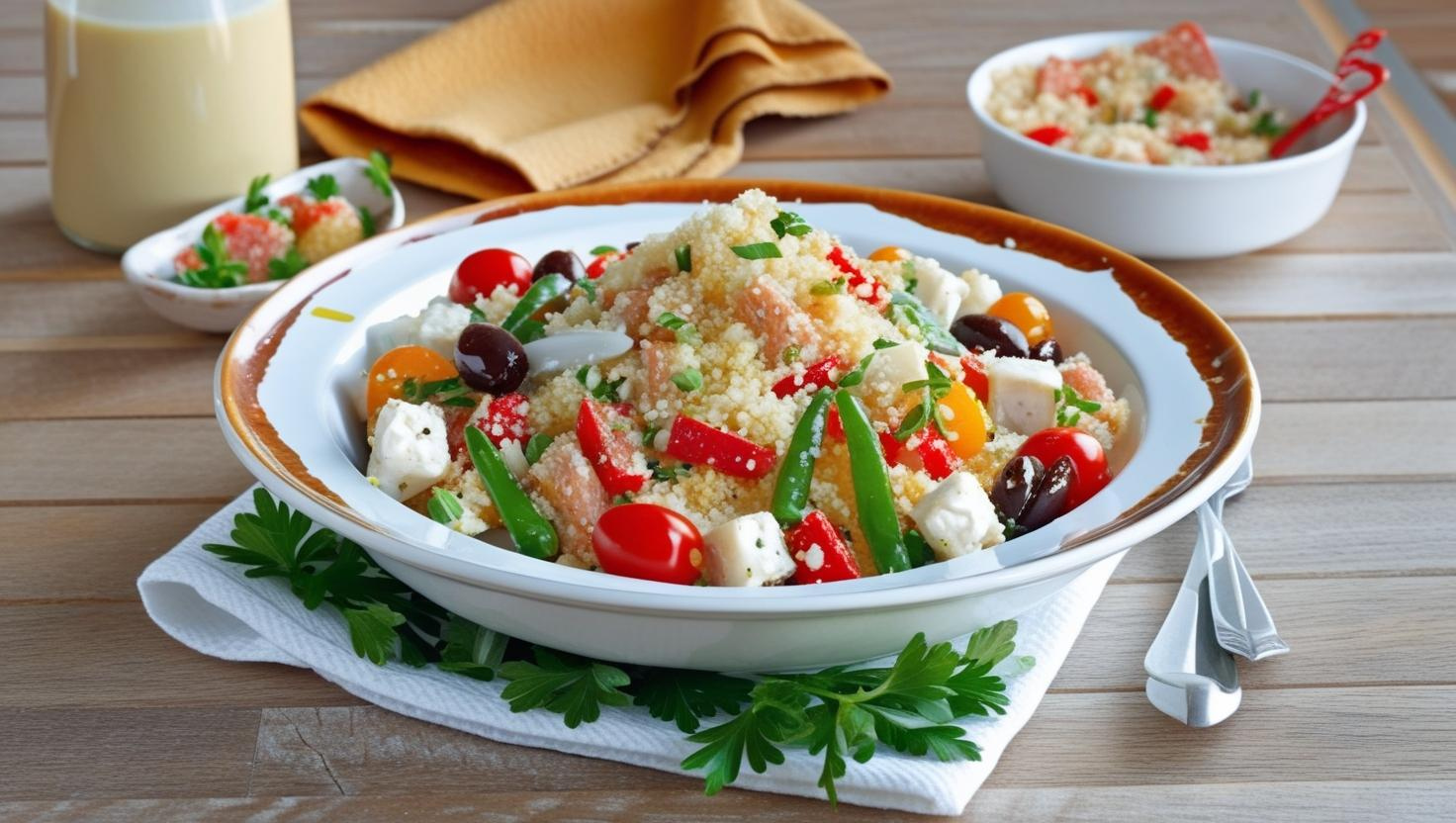 Σαλάτα με Τόνο και Κους Κους