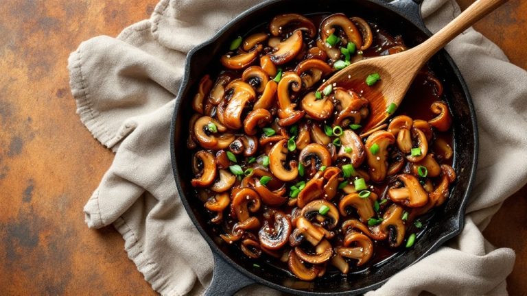 Σοταρισμένα Μανιτάρια με Σάλτσα – Γευστική Απόλαυση