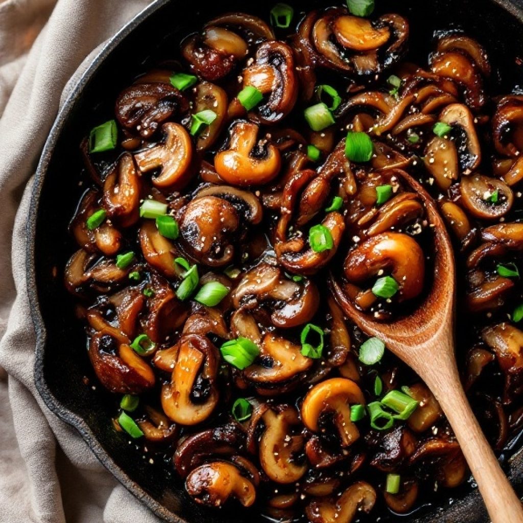 Σοταρισμένα Μανιτάρια με Σάλτσα – Γευστική Απόλαυση