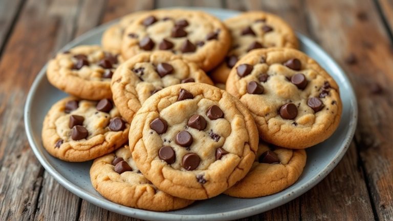 Μπισκότα με κομματάκια σοκολάτας και φυστικοβούτυρο στο Airfryer