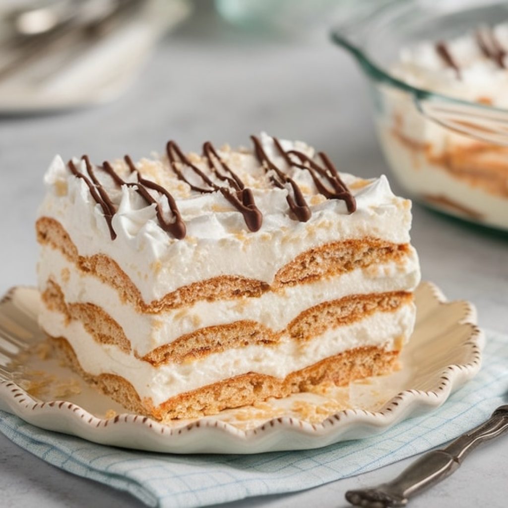 Εύκολο Τιραμισού με Καρύδα χωρίς Ψήσιμο