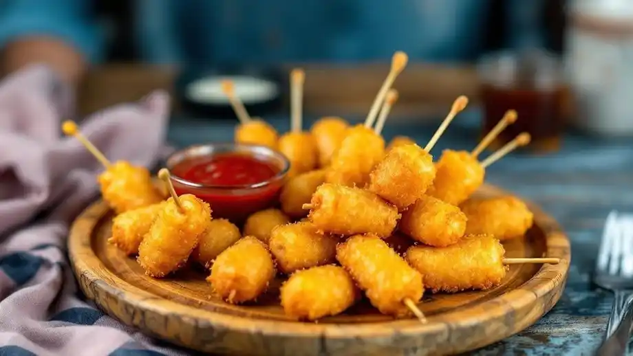 Τραγανά Σπιτικά Μίνι Κορν Ντογκς