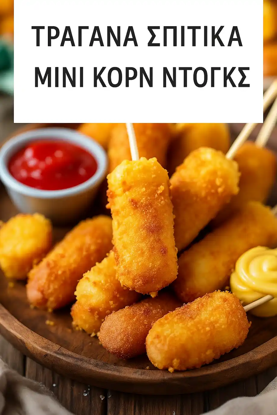 Τραγανά Σπιτικά Μίνι Κορν Ντογκς: Συνταγή που Θα Λατρέψετε