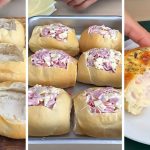 Τραγανά Ψωμάκια με Τυρένια Γέμιση