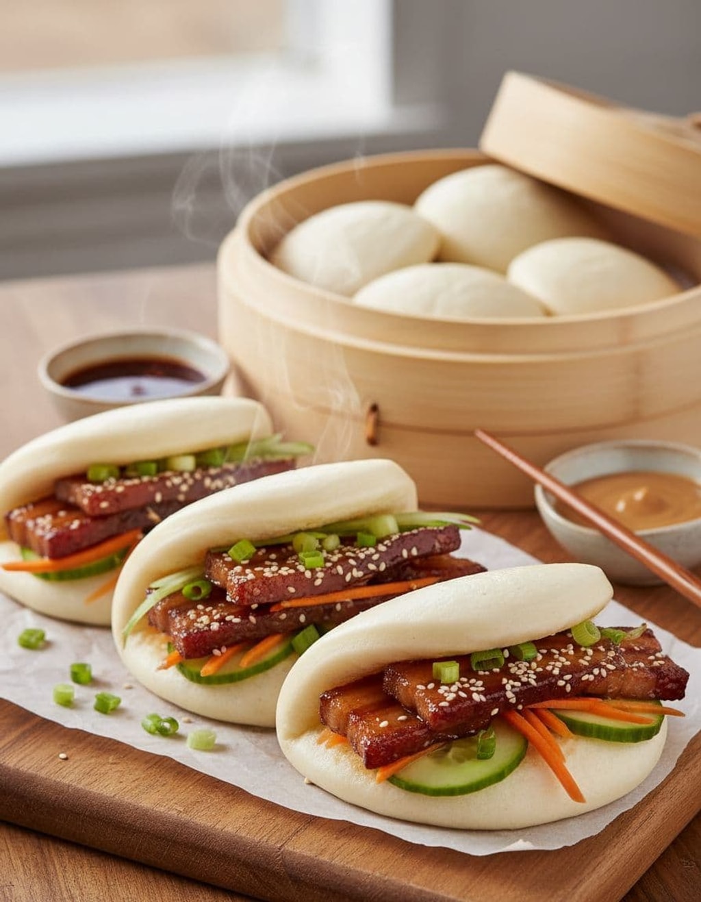 Ψωμάκια Bao Buns