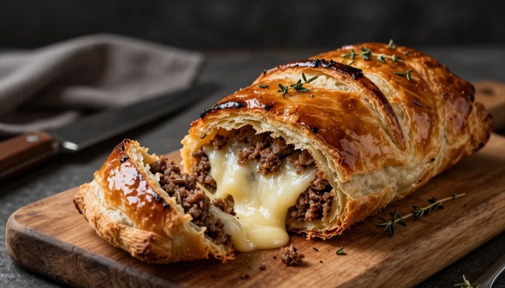 Ρολό με κιμά και τυρί – Εύκολη οικογενειακή συνταγή στο φούρνο