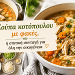 Σούπα κοτόπουλου με φακές