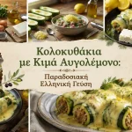 Κολοκυθάκια με Κιμά Αυγολέμονο