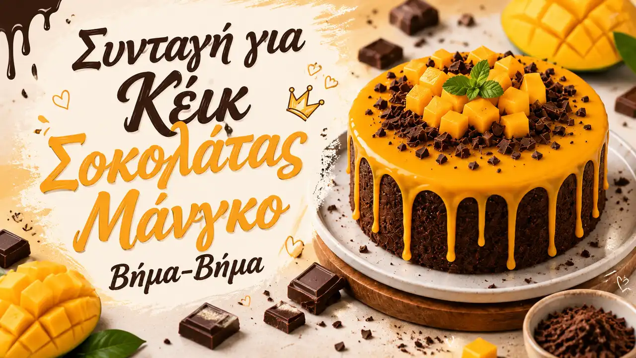 Κέικ Σοκολάτας Μάνγκο