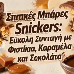 Σπιτικές Μπάρες Snickers