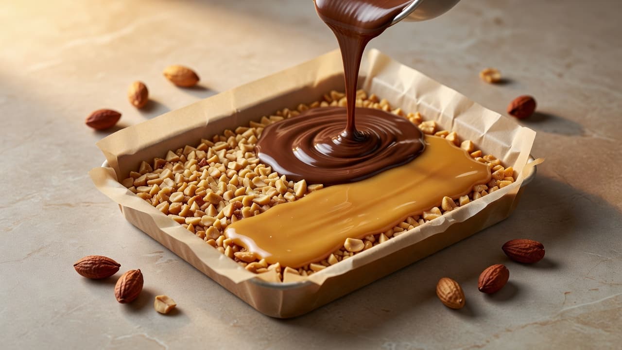 Σπιτικές Μπάρες Snickers